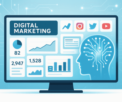 futuristic content marketing dashboard 2025